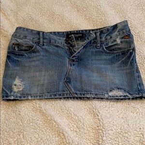 Abercrombie jean skirt.